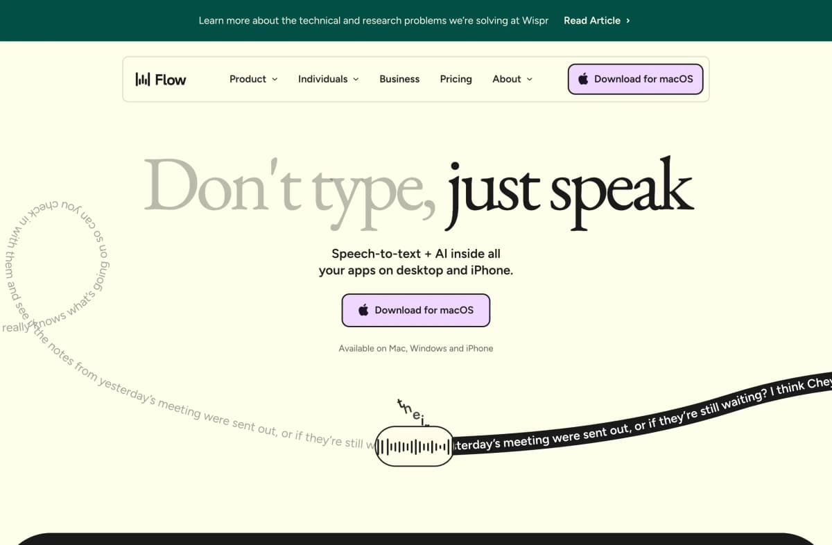 WisprFlow.ai review - reaching 179WPM and writing software by talking